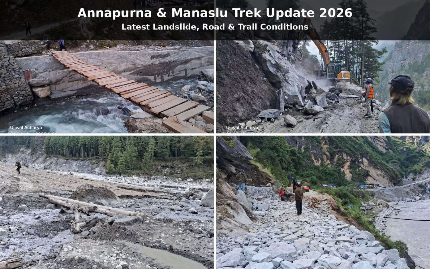 Annapurna & Manaslu Trek Update 2026: Latest Landslide, Road & Trail Conditions