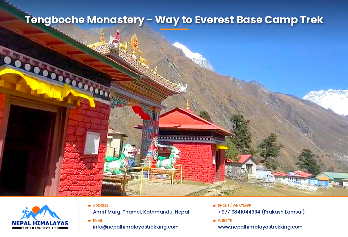 Tengboche Monastery