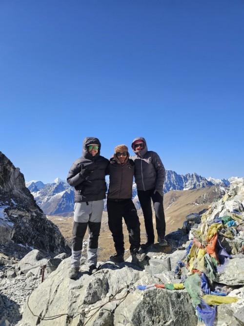Height of Everest Base Camp - 5,364 m (17,598 ft) above sea level